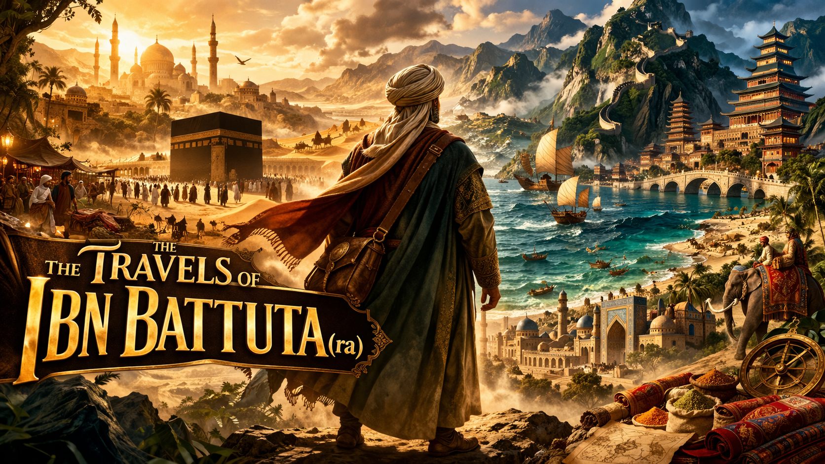 The Travels of Ibn Battuta — cover art