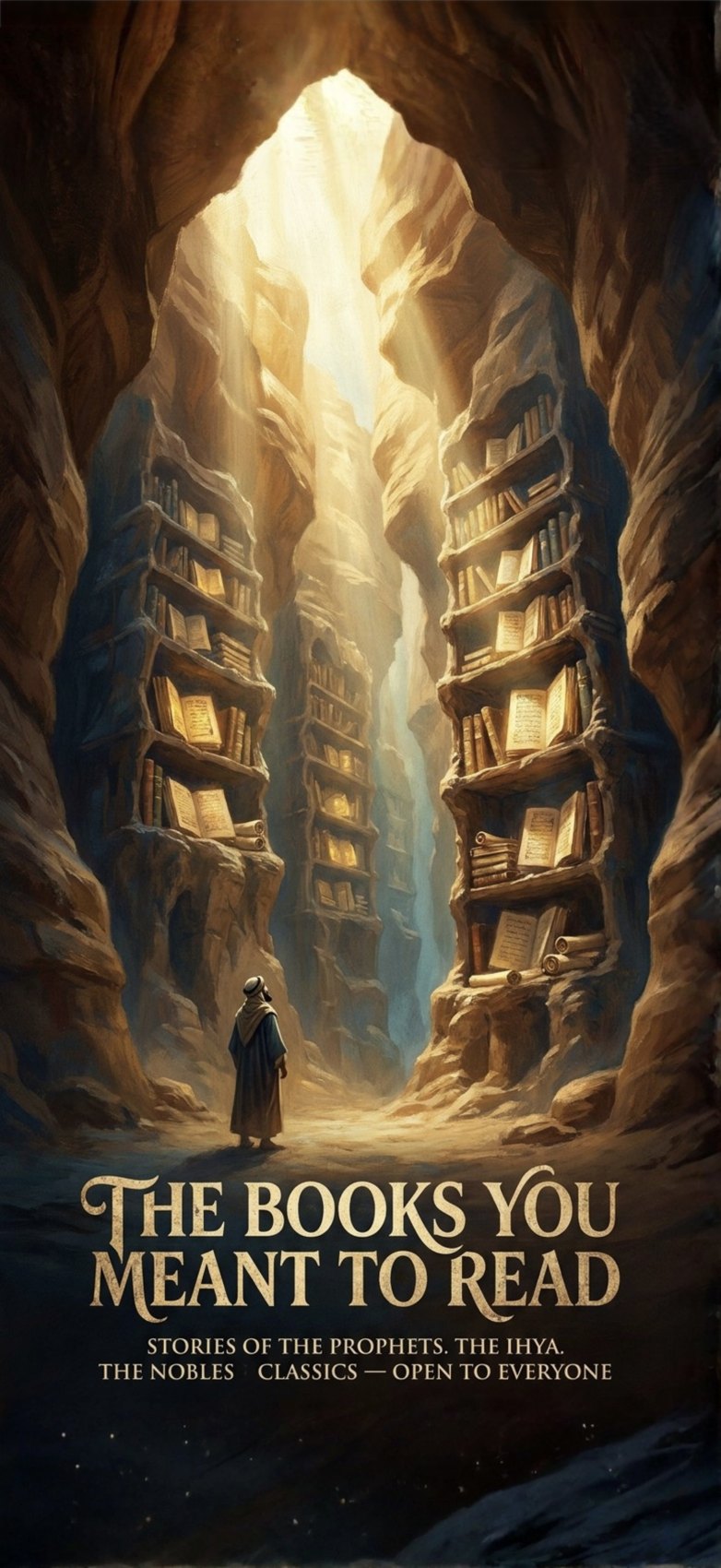 A library of classical Islamic works, every title open to every reader.